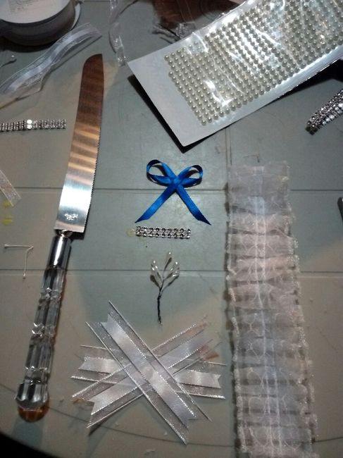 Ideas o tutoriales para decorar cuchillo y espatula - 2