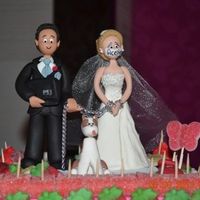 Tarta de chuches hecha por la Novia :)