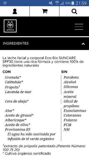 Crema natural bebe - 1