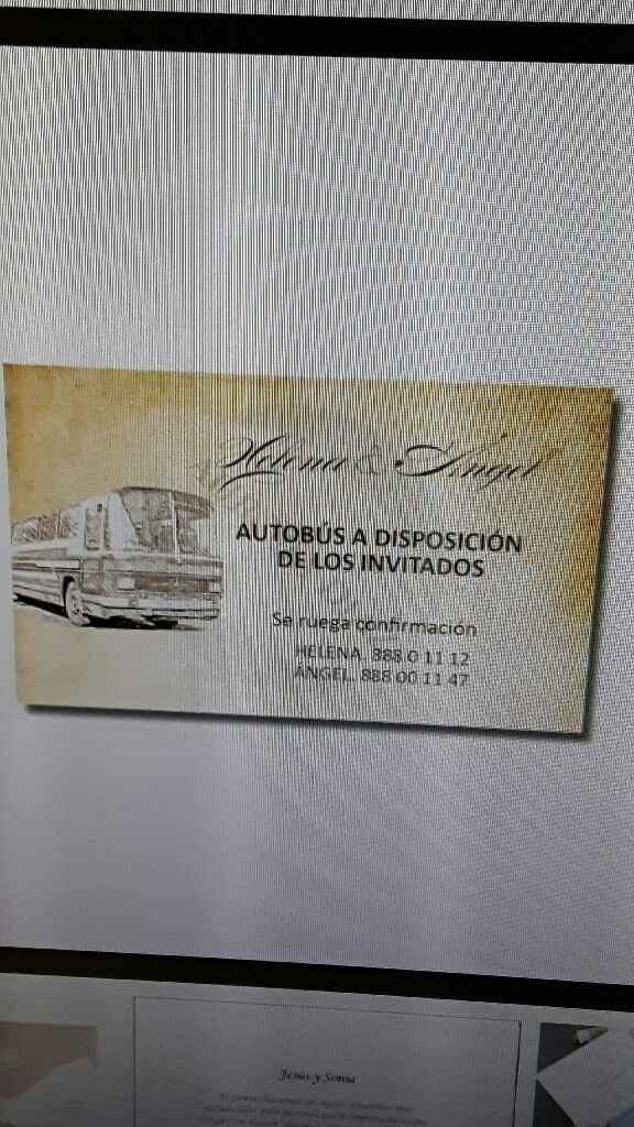 Tarjetas autobús - 1