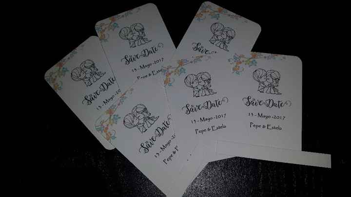 Nuestros save the date!! - 1