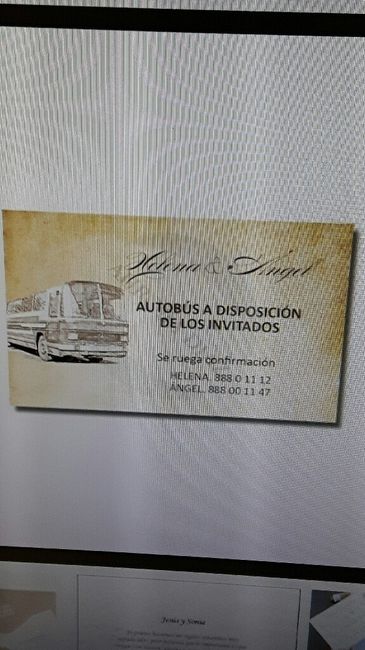Tarjetas autobús - 1