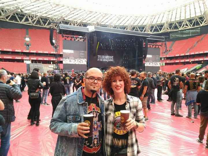 pedida concierto guns n roses 😍😍 - 1