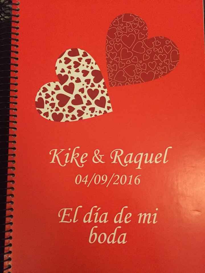 Agenda de boda - 1