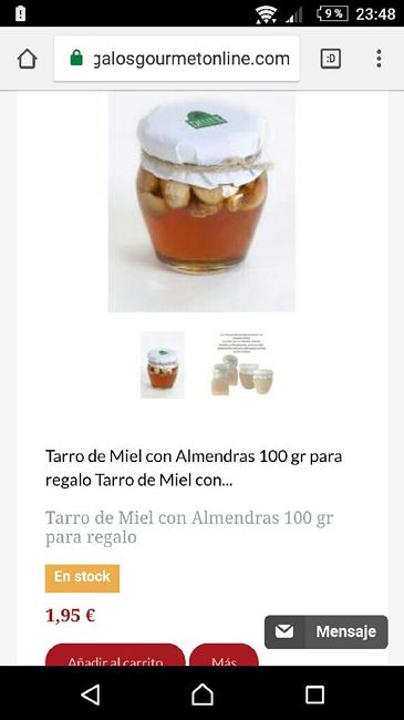 tarritos de miel con nueces - 1
