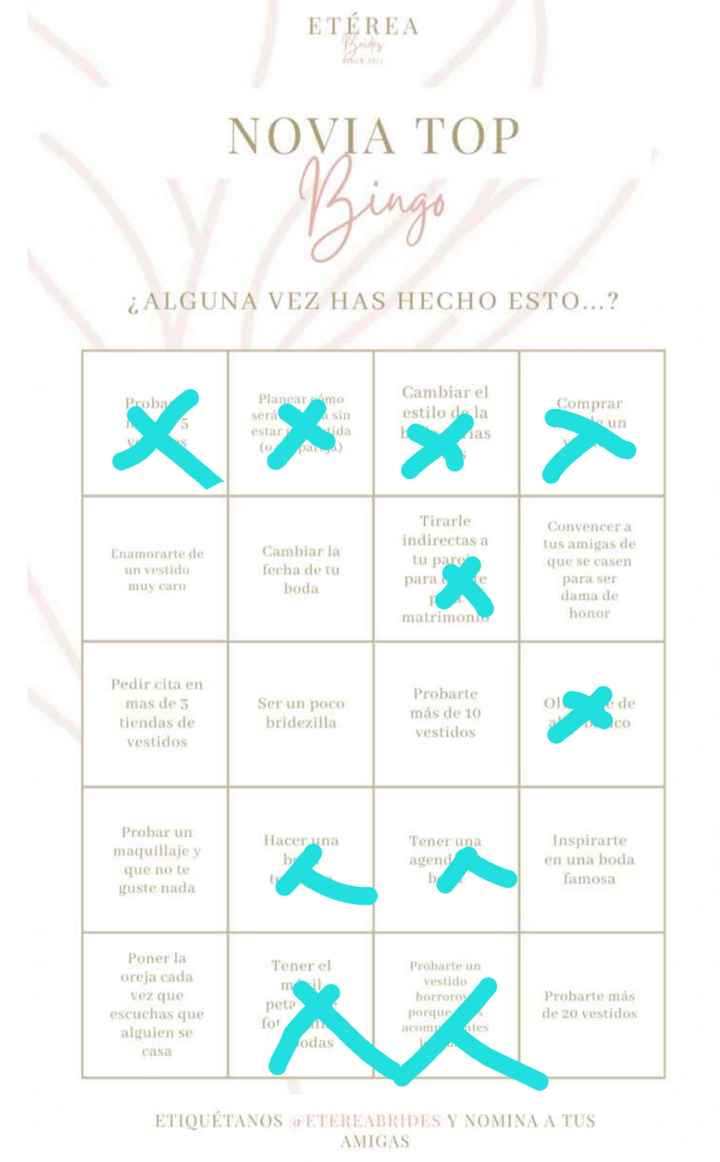 Bingo de novia, ¡a ver quién me supera! - 1