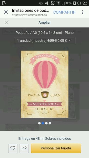 ¿cuál os gusta más?? invitaciones... - 2