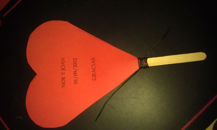 Abanico tarjeta