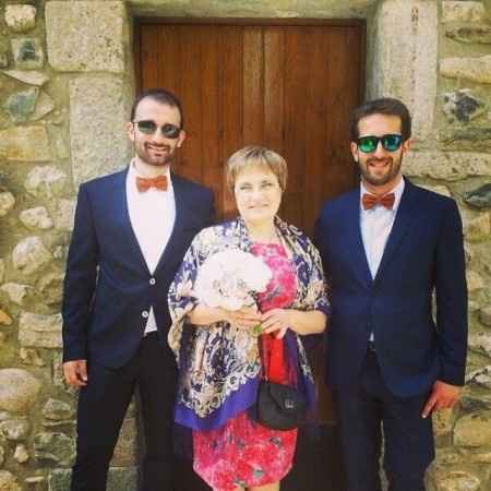 Mi madre con padrinos