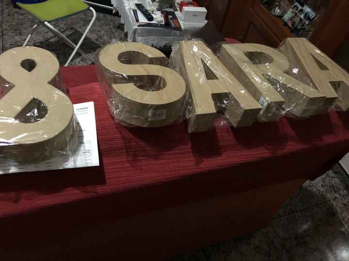 Letras carton - 2