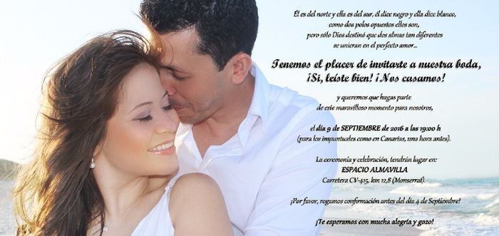 ¿Qué invitaciones de boda deseas? - 1