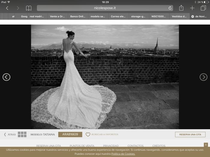 Vestido nicole spose