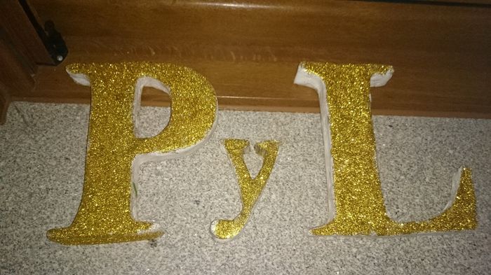 Letras decorativas para bodas: SÍ o NO? - 1