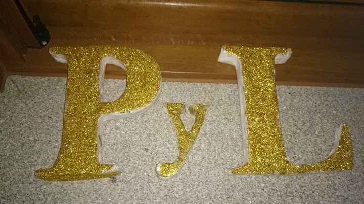 Letras decorativas para bodas: SÍ o NO? - 1