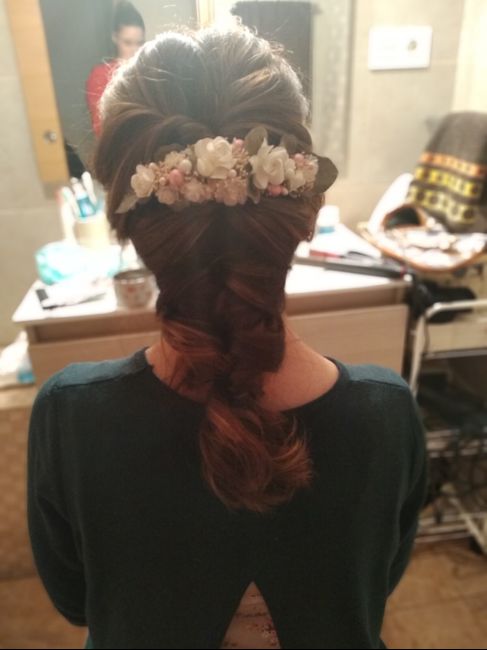 Prueba del peinado 👰🏻 - 2