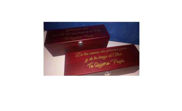 Ideas para regalar a un padre dia de la boda - 1