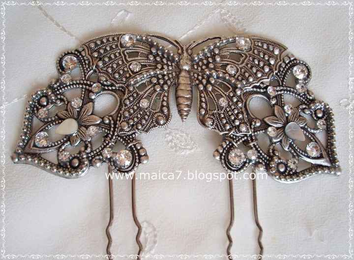 tocado mariposa