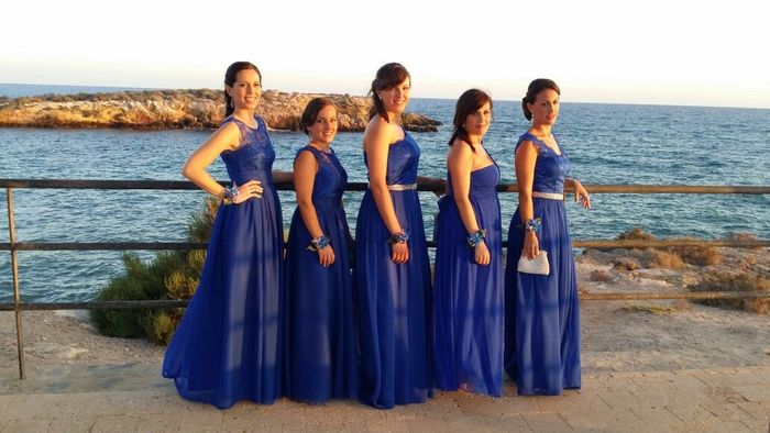 Fotos de damas de honor con la novia... - 2