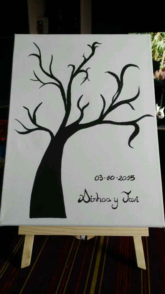 Mi arbol de huellas...que ilusion!!!! - 1