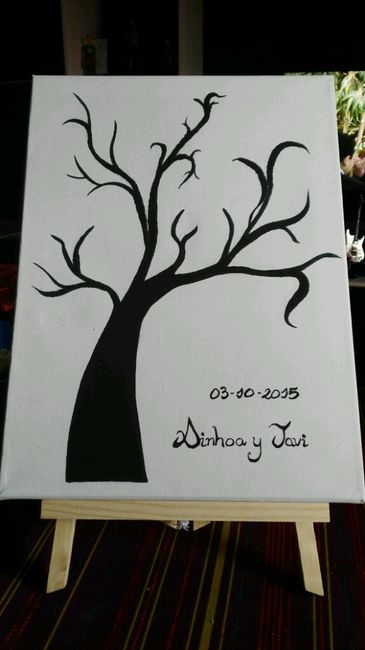 Mi arbol de huellas...que ilusion!!!! - 1