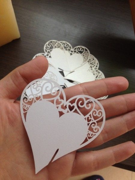 Corazones de agradecimiento