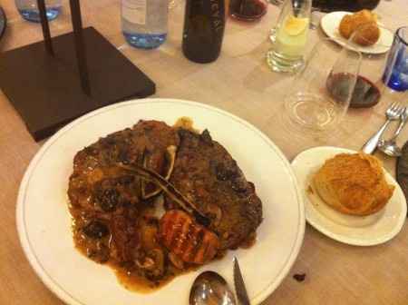 Roast Beef en crema de colmenillas