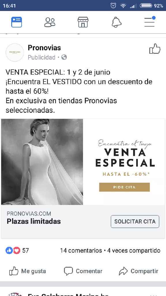 oferta 60%  pronovias - 1