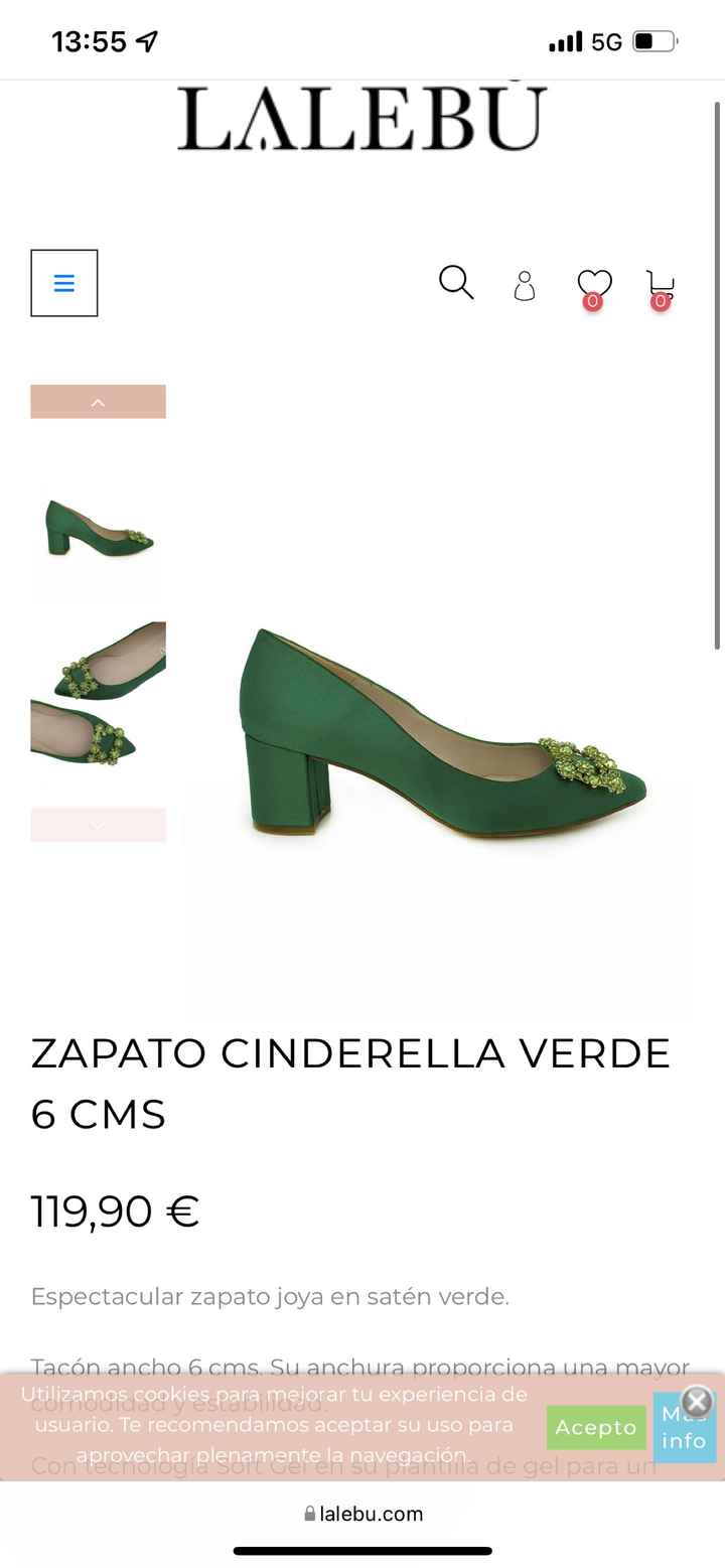Zapatos verde oliva - 1