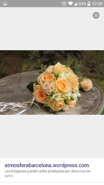 Ramo de novia naranja - 1
