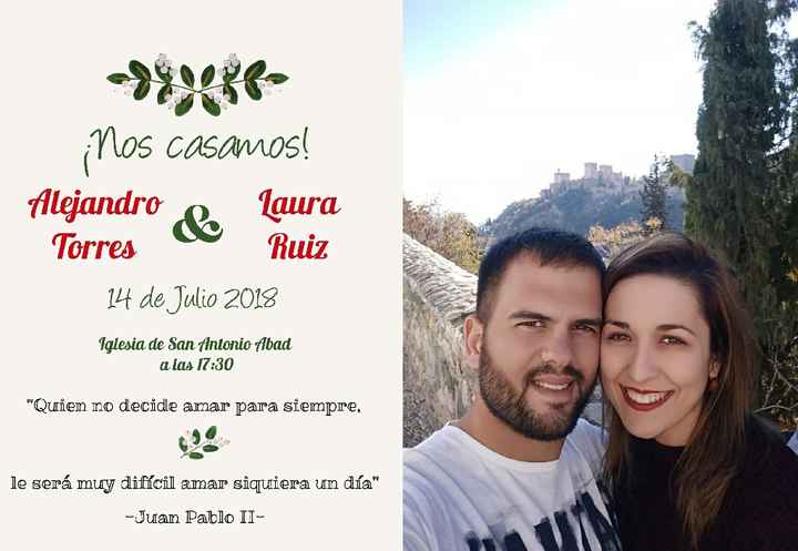 Invitaciones hechas con plantilla - 2