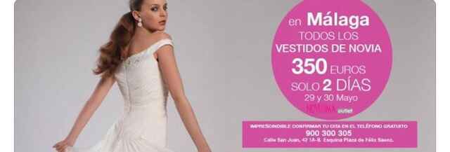 Este finde vestidos novia 300€ malaga - 1