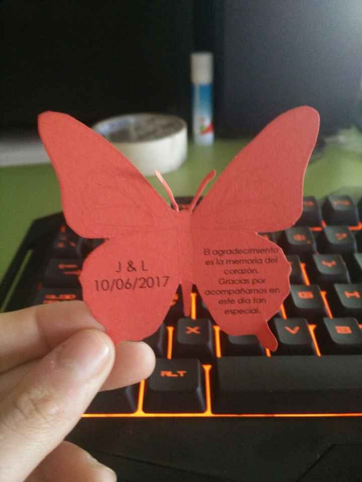 Mariposas de agradecimiento - 1