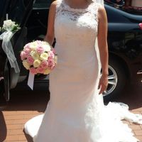 Aqui esta el vestido.