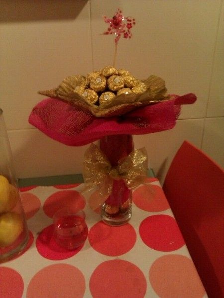 Hacer un centro mesa  de ferrero rocher - 1