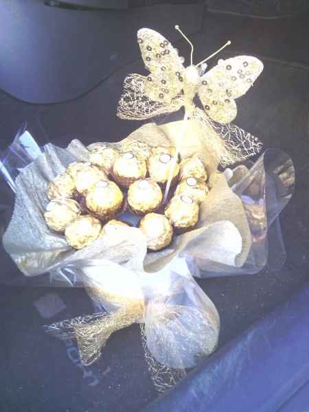 Hacer un centro mesa  de ferrero rocher - 3