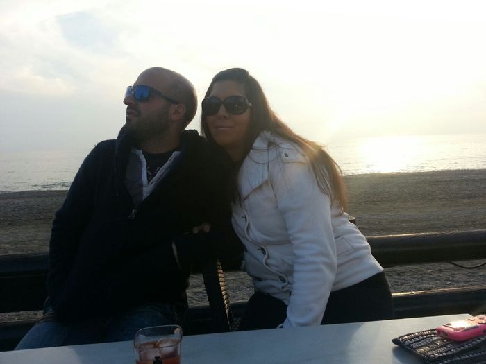 Café en la playita.....