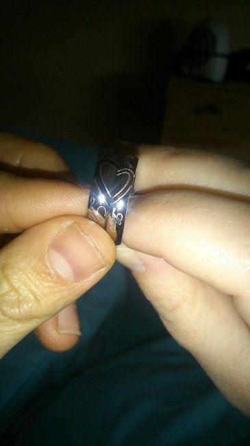 Nuestros anillos de compromiso... - 2