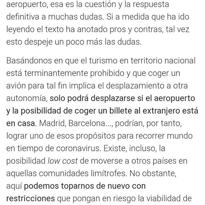 Cancelar el viaje a Canarias por cierre perimetral a 15 días del viaje - 1