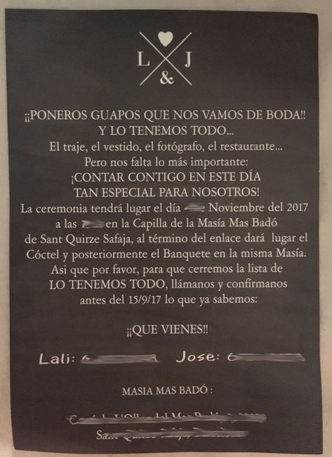 Ya tenemos las invitaciones  🎉 - 2