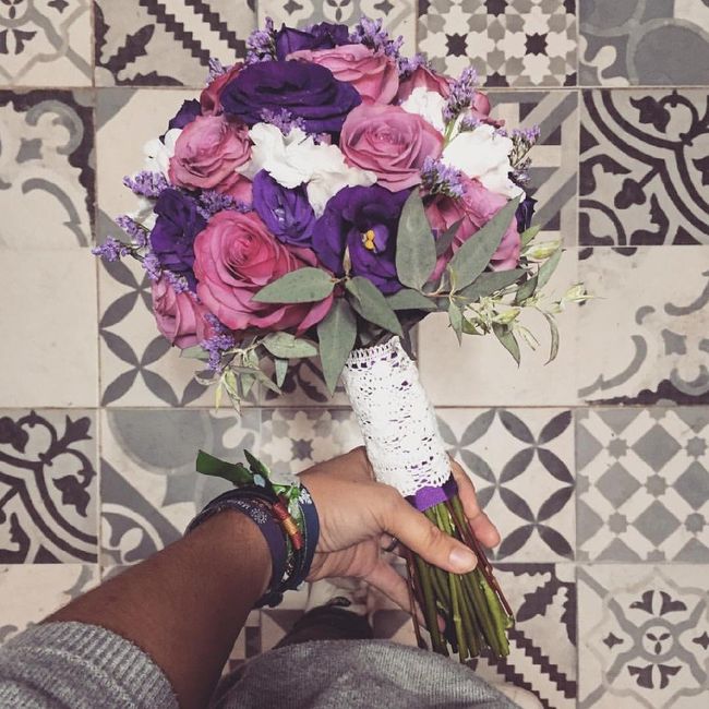 ¿qué color de flores llevará vuestro ramo?? - 1
