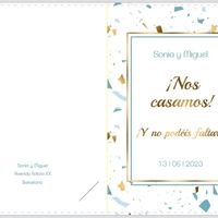 Miguel y Sonia: El diseño de nuestras invitaciones - 1