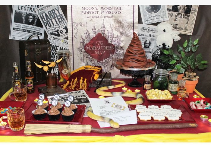 Mesa de chuches de Harry Potter 7