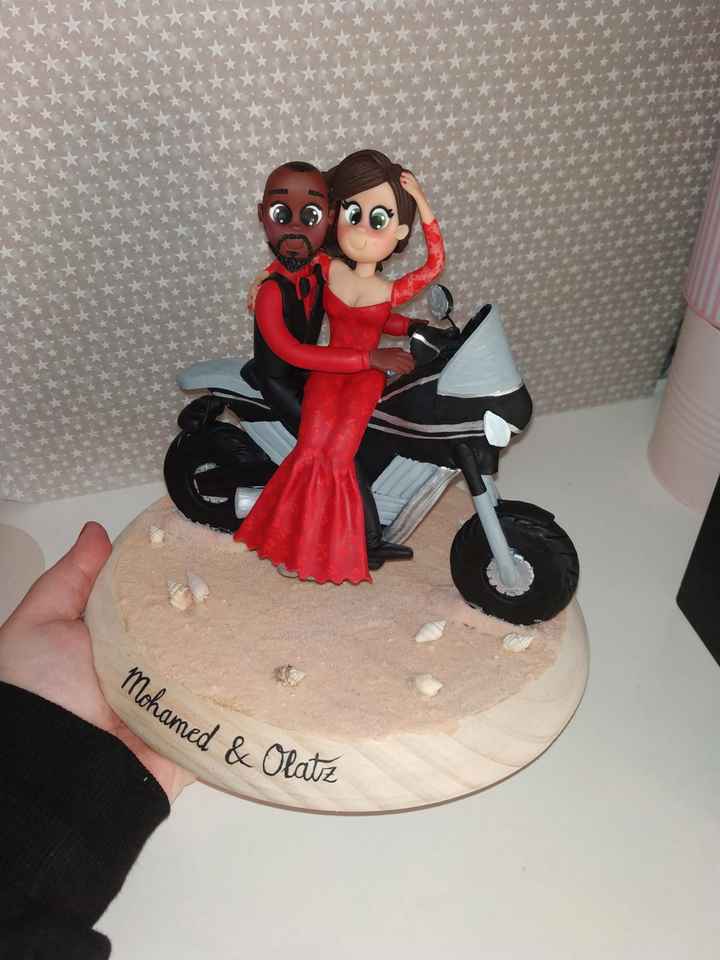 Muñequitos personalizados de boda (topper) - 1