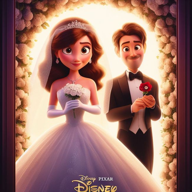 Cartel Disney - Pixar con ia 1