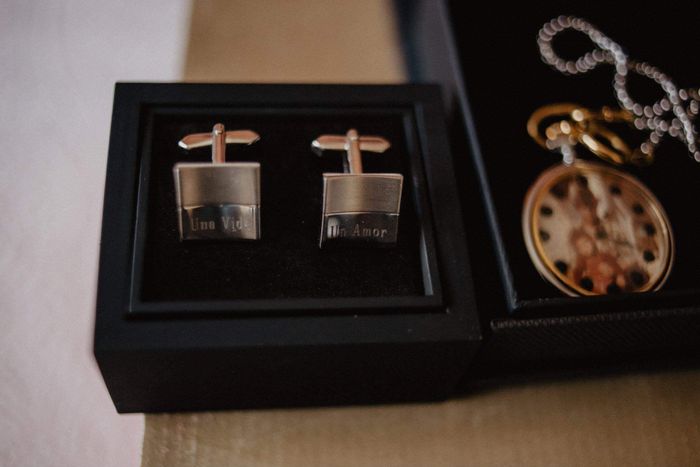 Regalo novio: gemelos personalizados - 1
