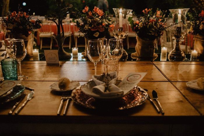 Decoracion mesa de novios - 2