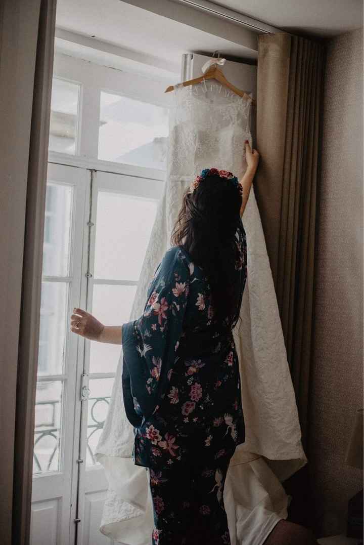 Bata de flores. - 1