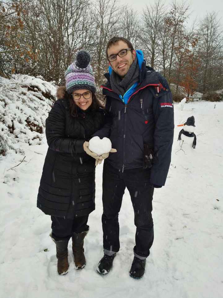  Día de nieve... día de manualidades bodiles para el árbol! ❄️❤️ - 3