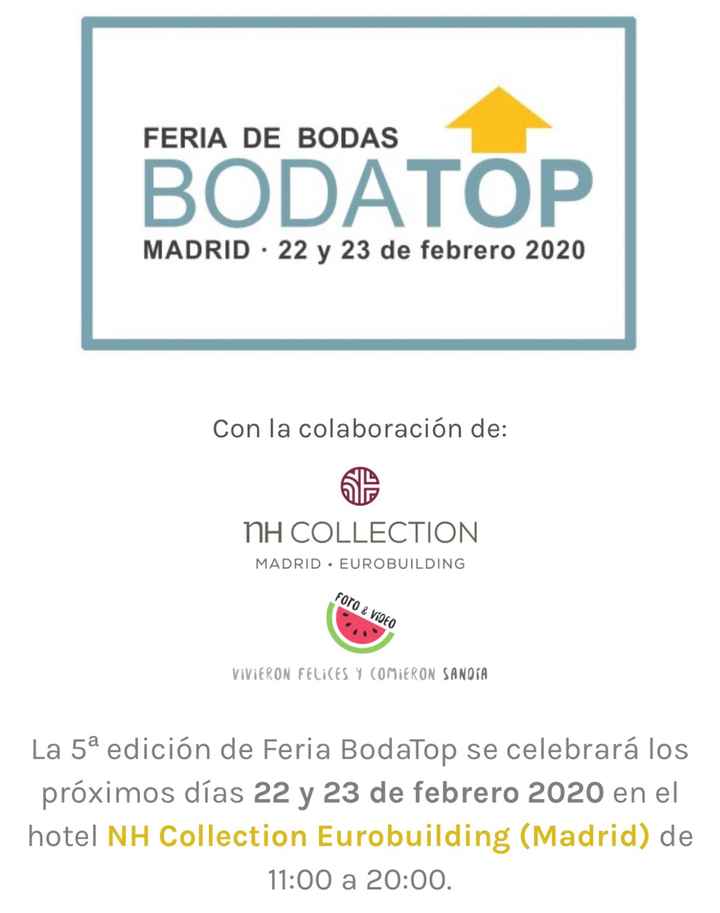 Ferias de boda 2020 Madrid - 1