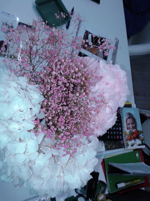 Tocado de porcelana fria o flores naturales??help meeeee - 1